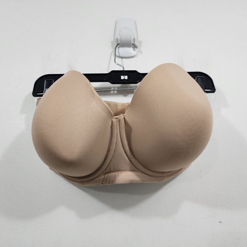 WACOAL Red Carpet Full Busted Underwire Strapless Padded Bra 36H Tan #854119